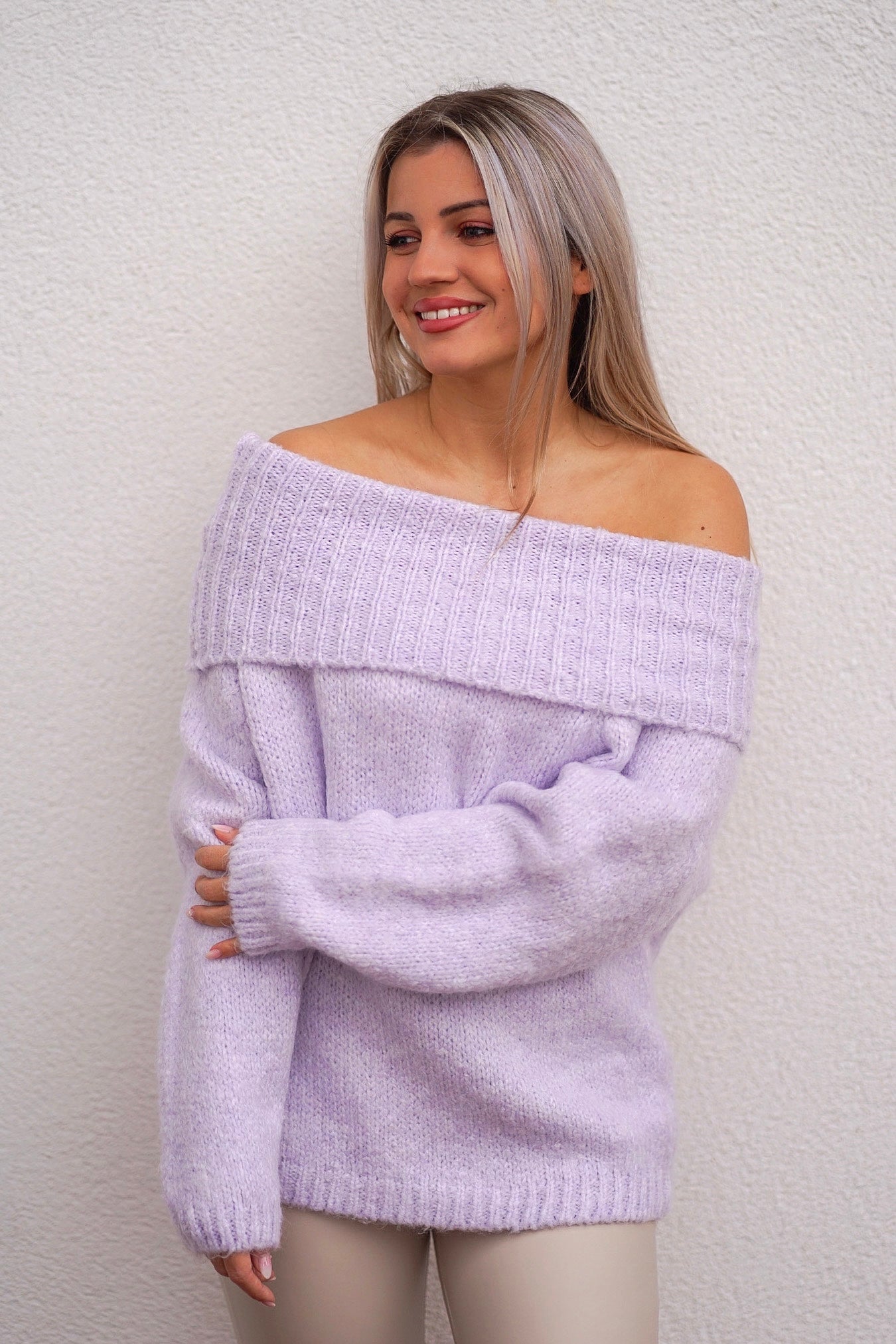 Off-Shoulder Pullover
