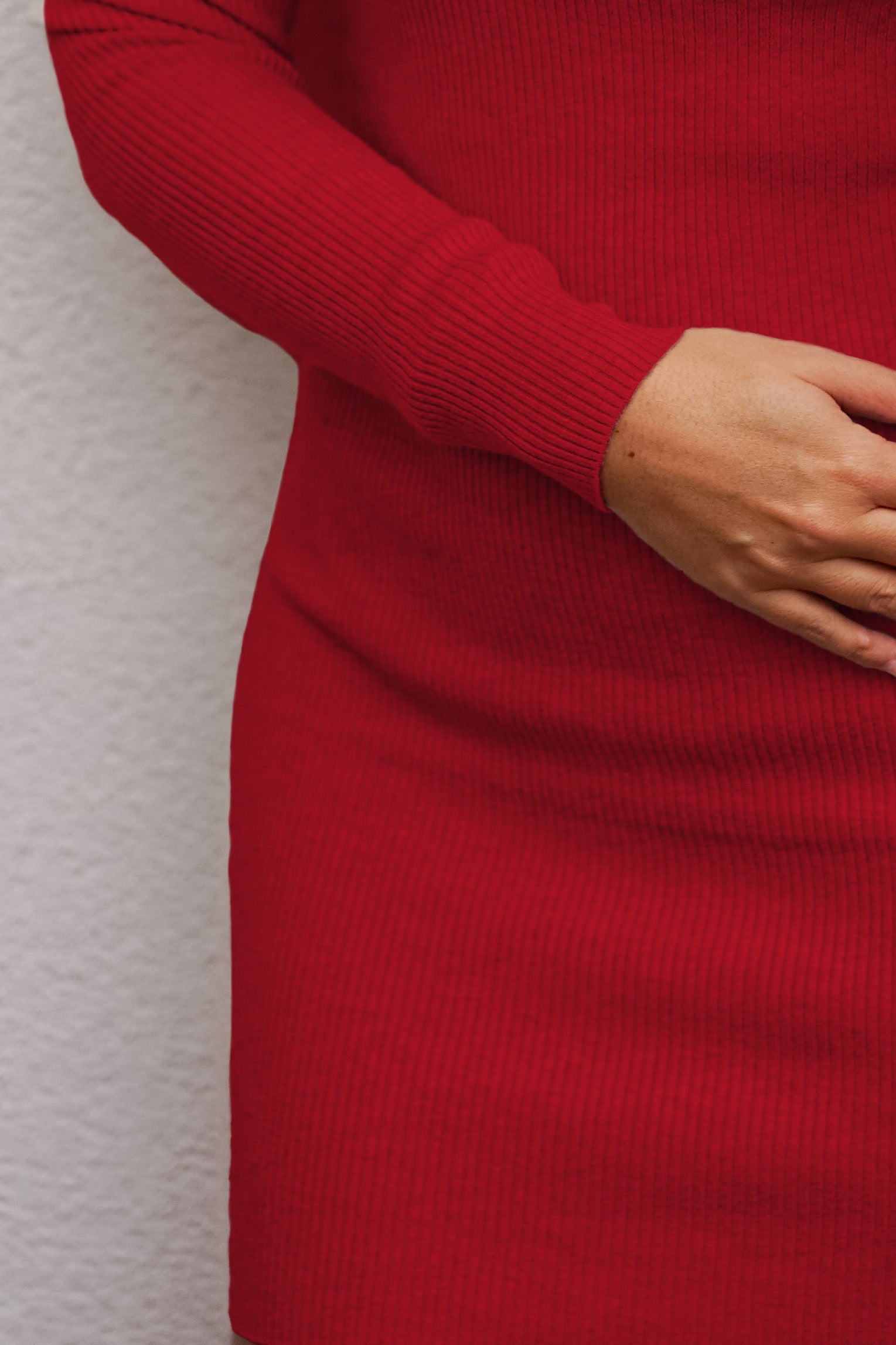 Strickkleid mit Rollkragen