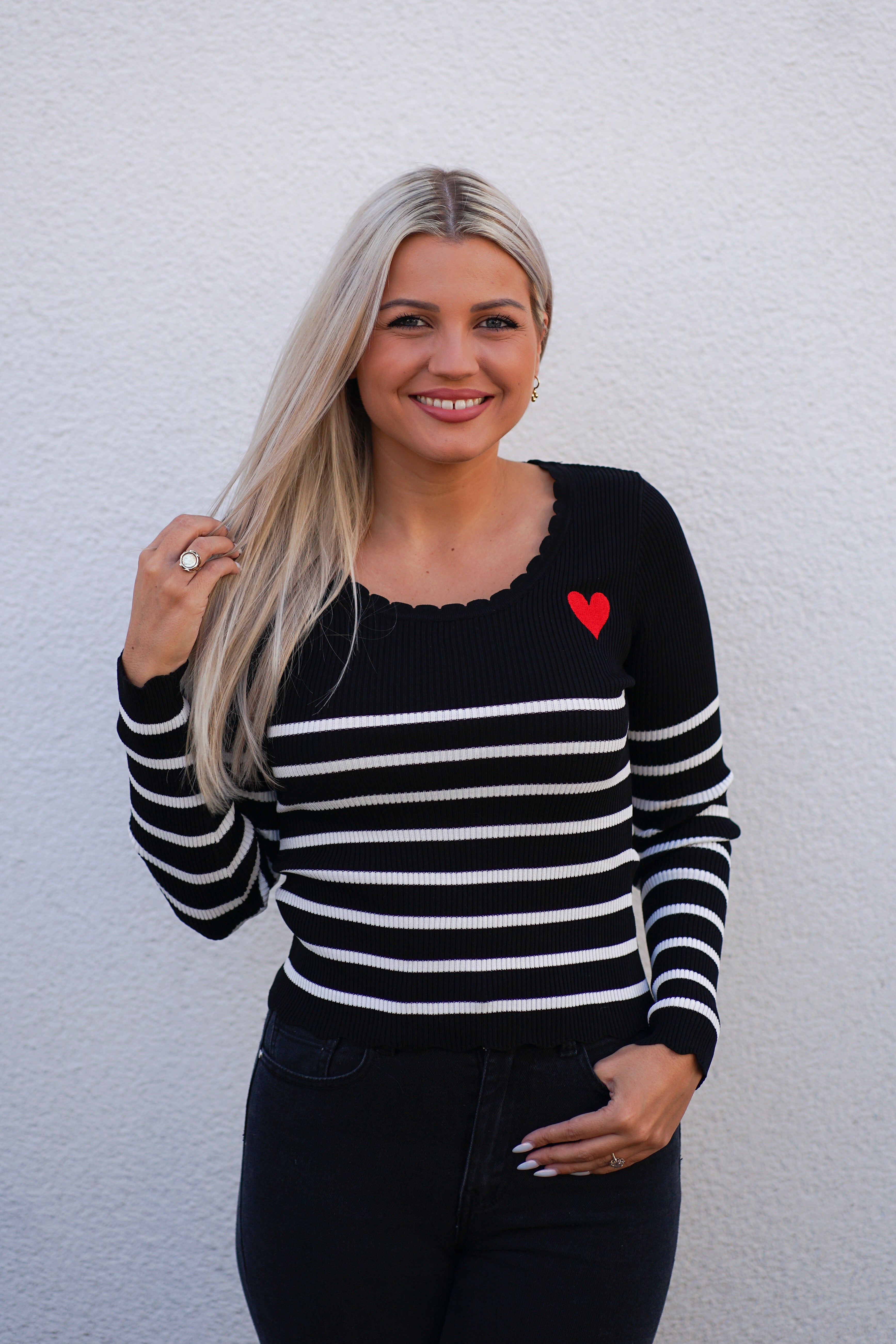Pullover mit Herz