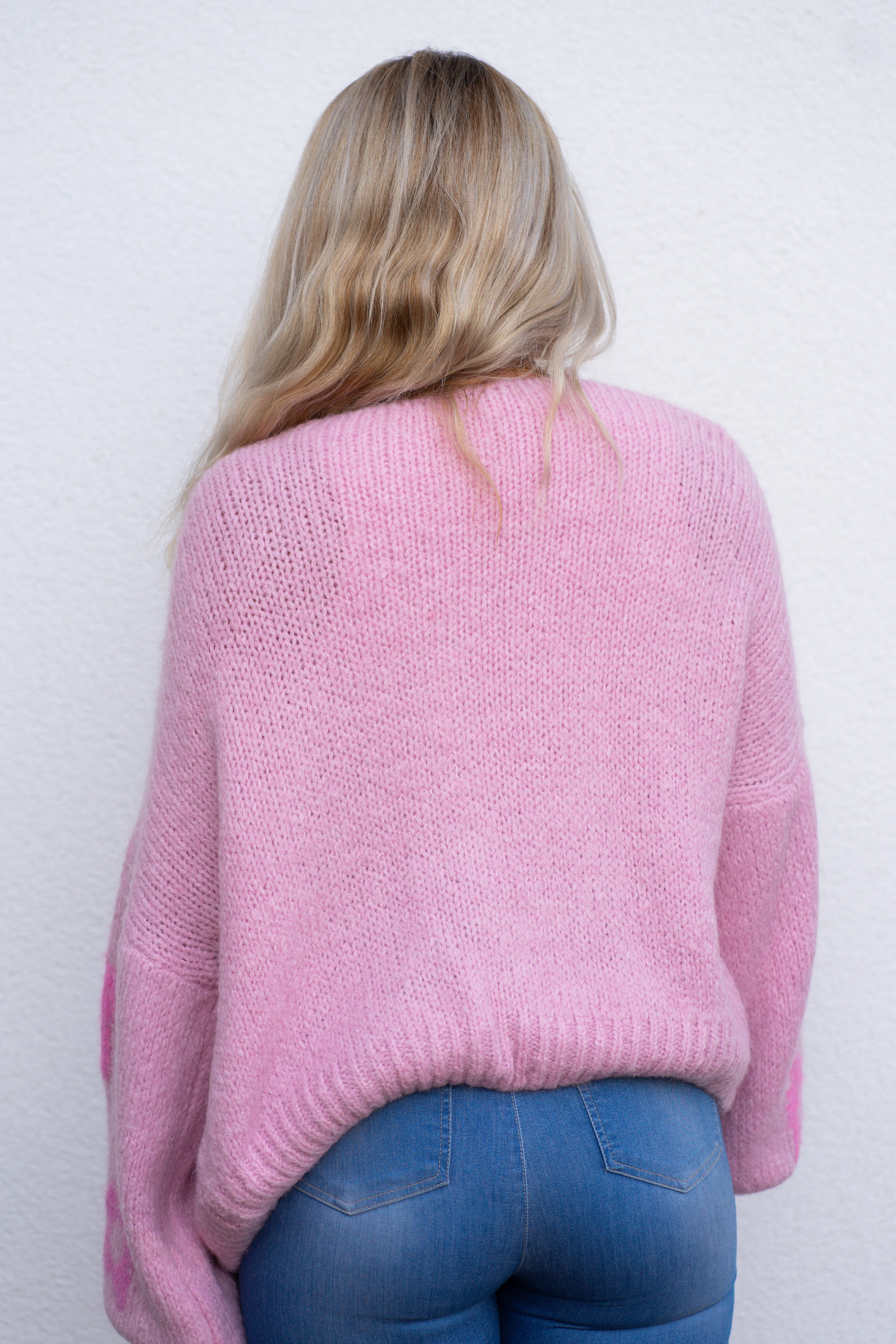 Cardigan mit Blumen