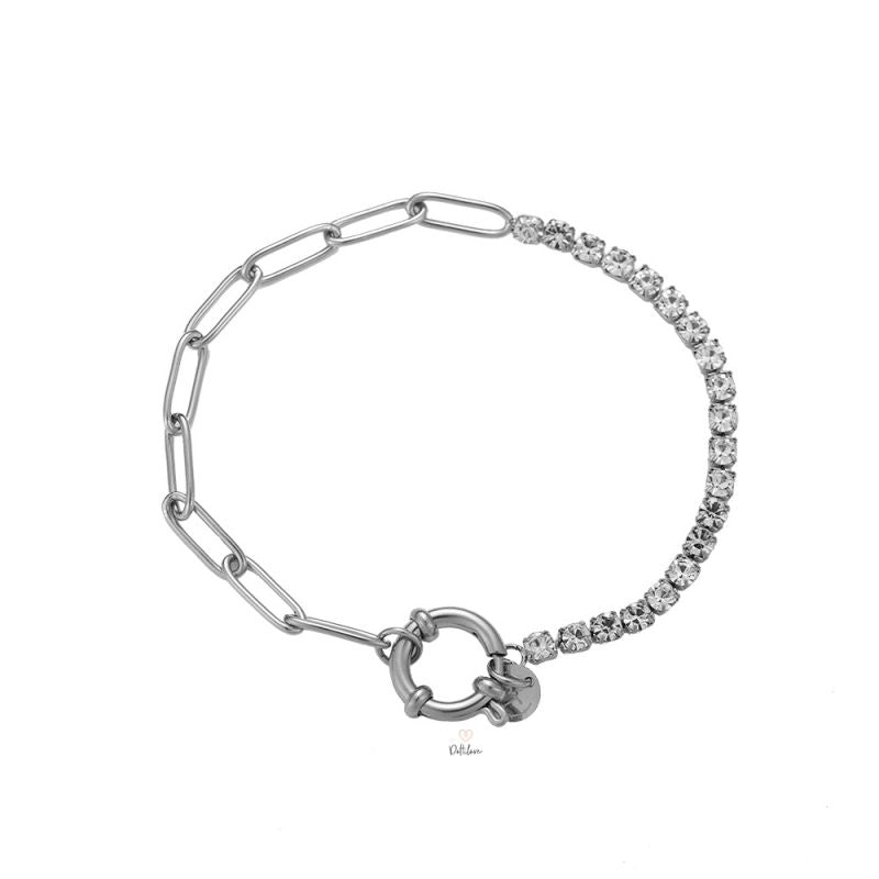 Armband „Chain and Diamond“