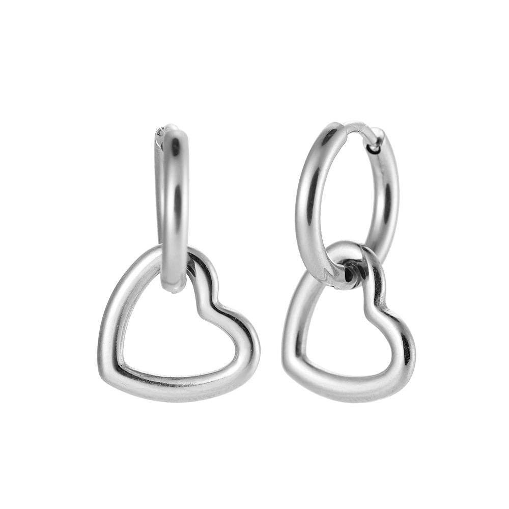 Ohrringe „Hollow Heart“