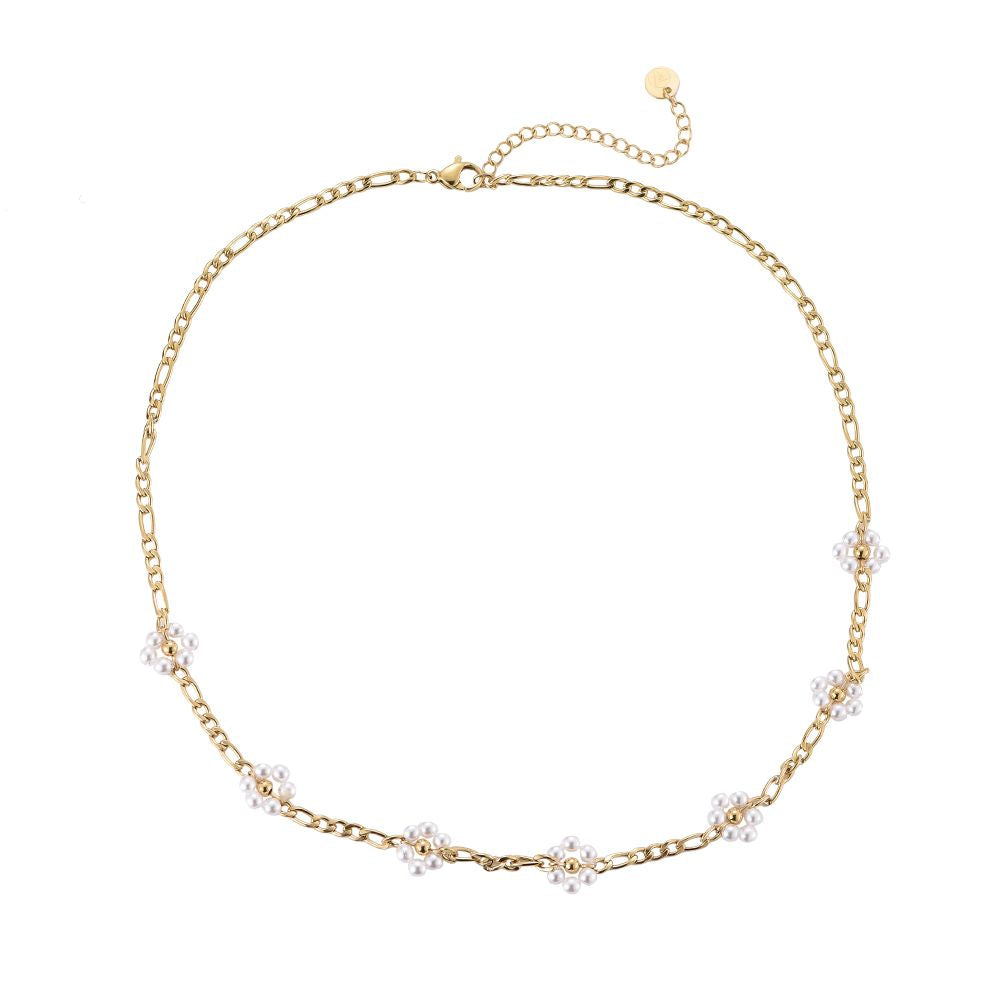 Halskette mit Blumen