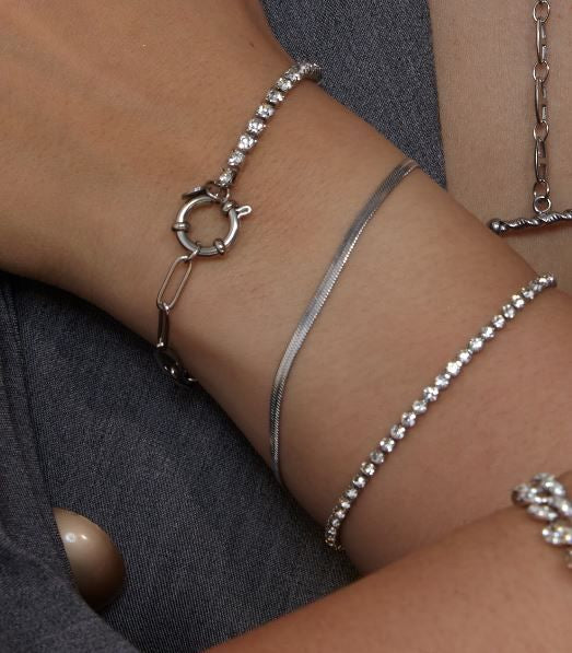 Armband „Chain and Diamond“