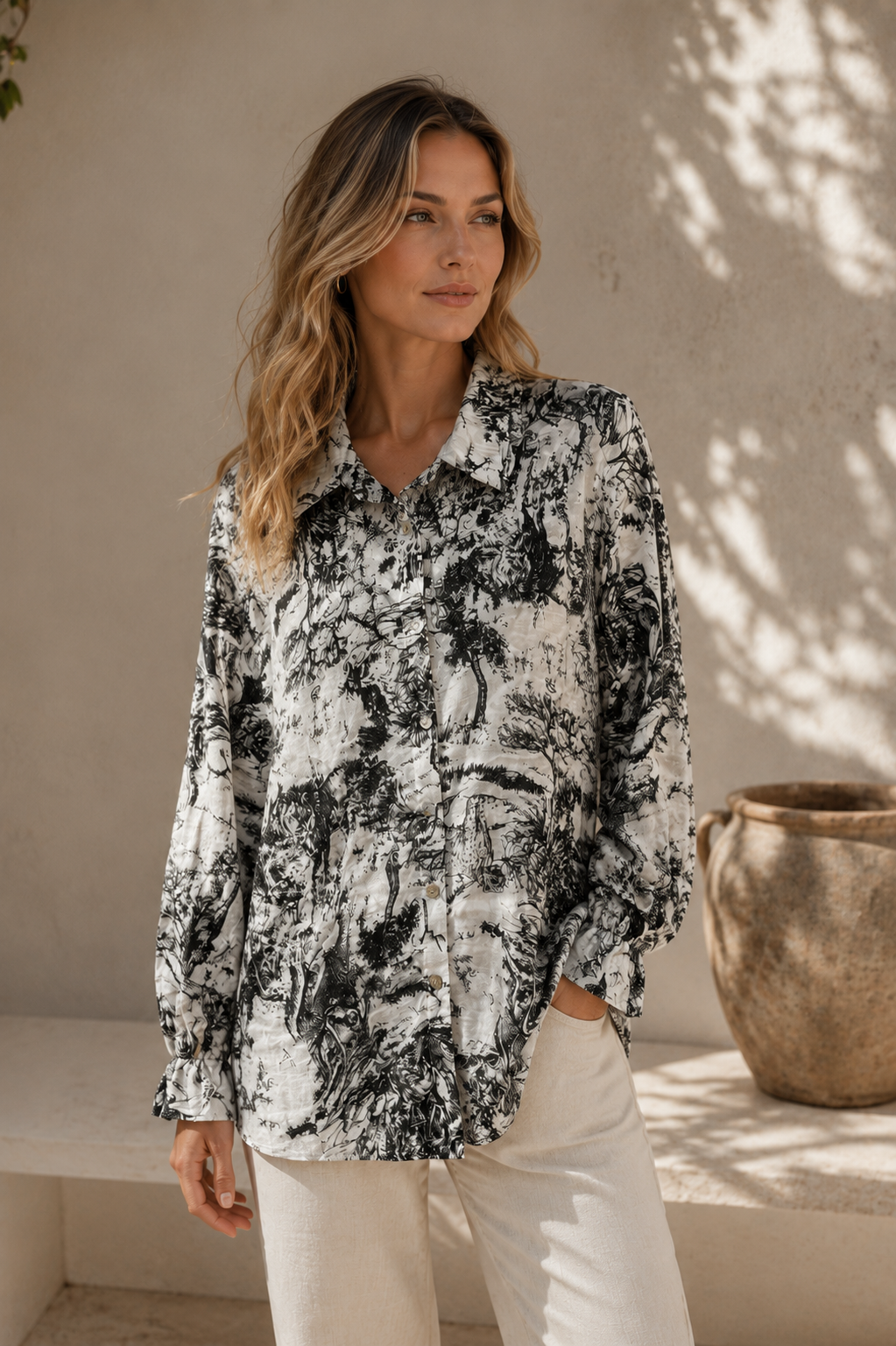 Musselin Bluse "London"