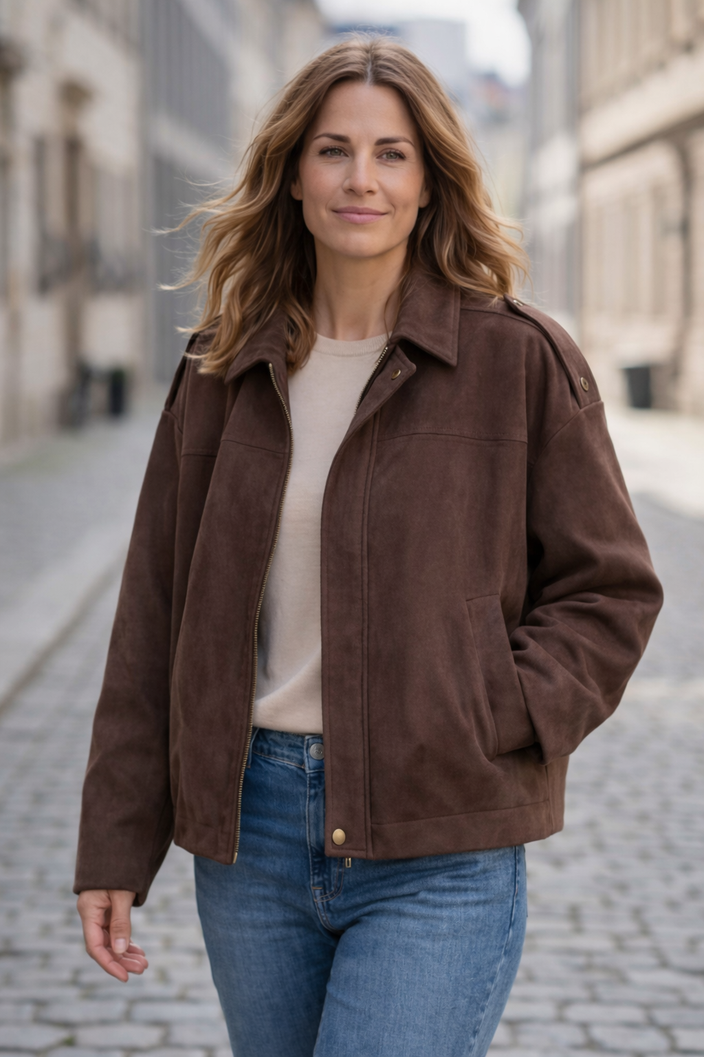 Balloon Wildlederjacke