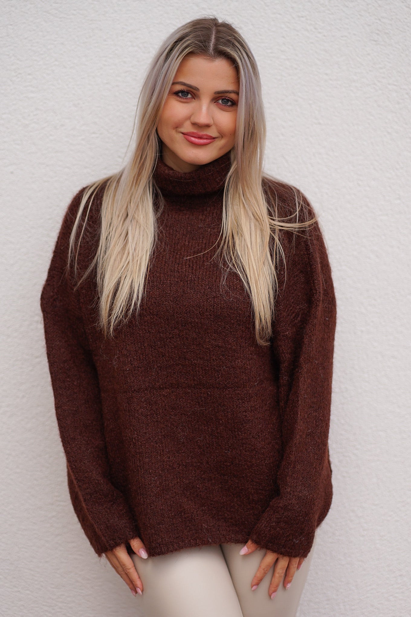 Basic Rollkragenpullover