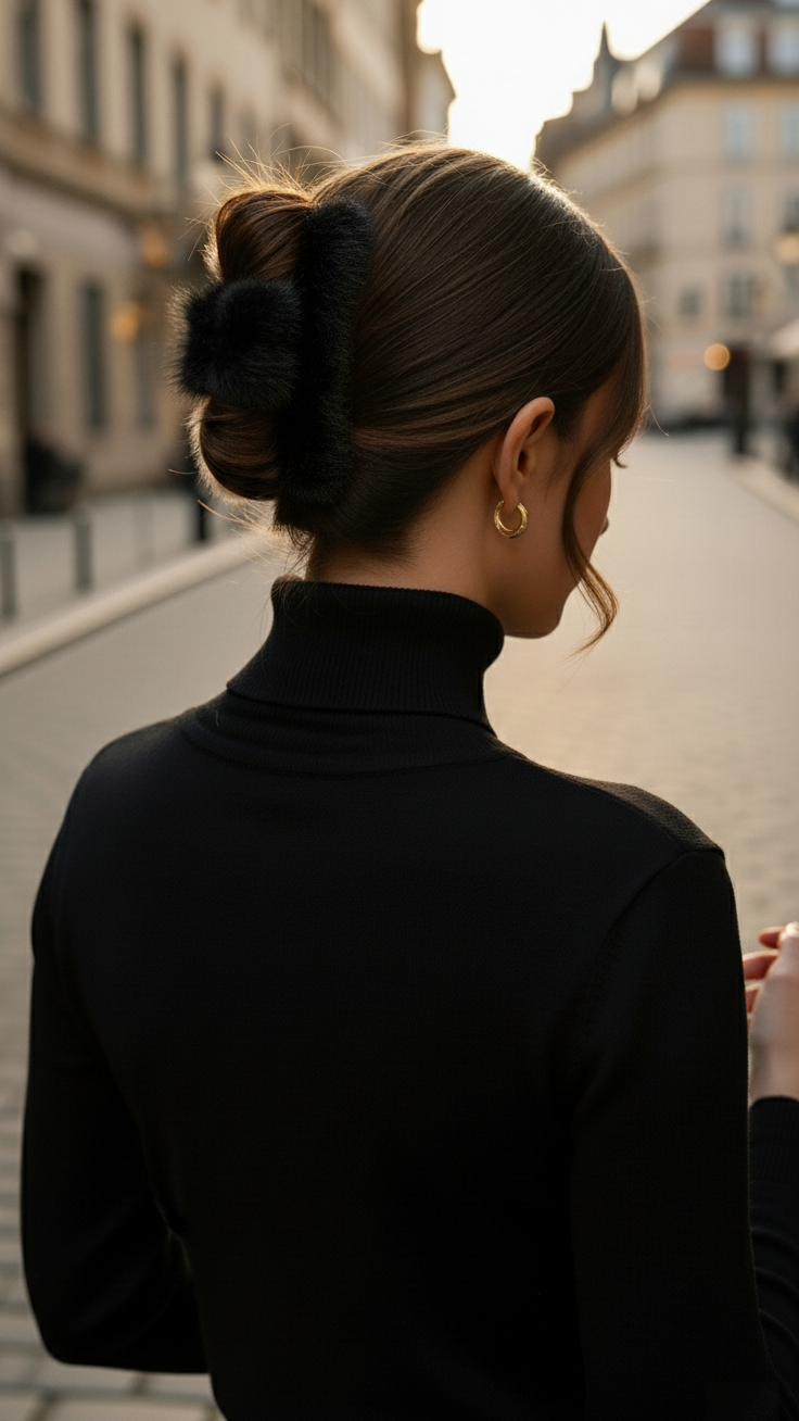 Fell-Haarklammer „Soft Touch“