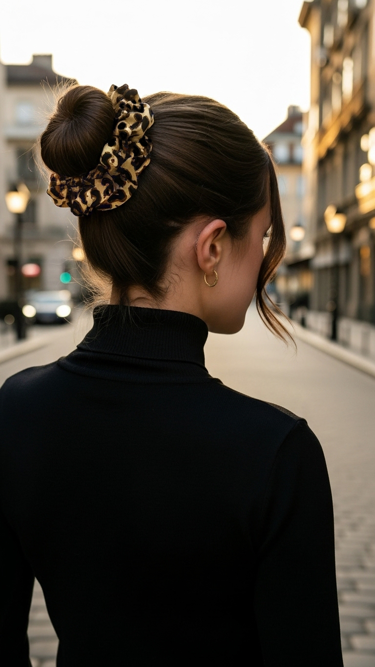 Satin-Haargummi „Wild Chic“