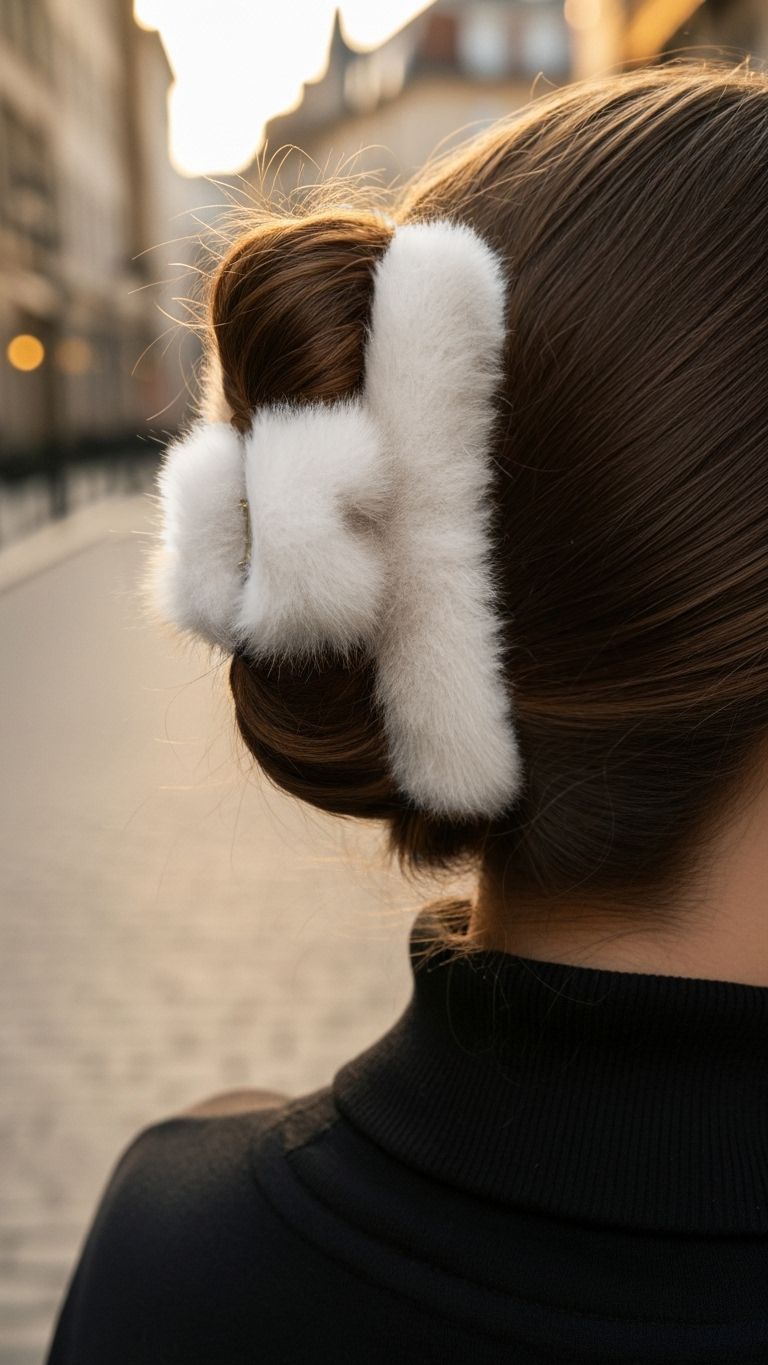 Fell-Haarklammer „Soft Touch“