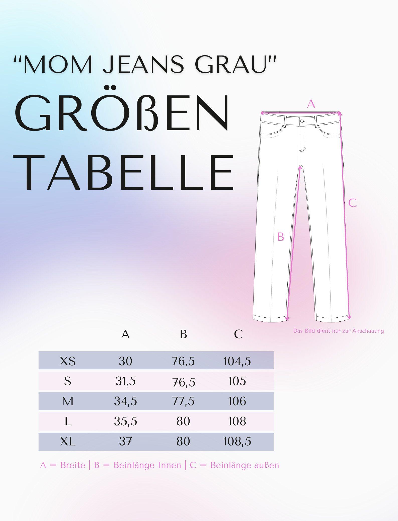 Mom Jeans grau