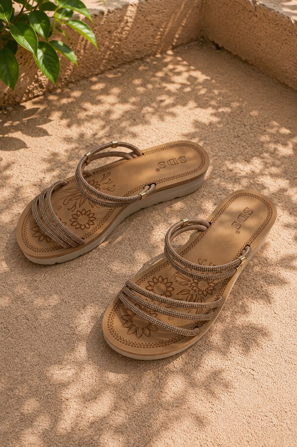 Sandalen „Glitzer"