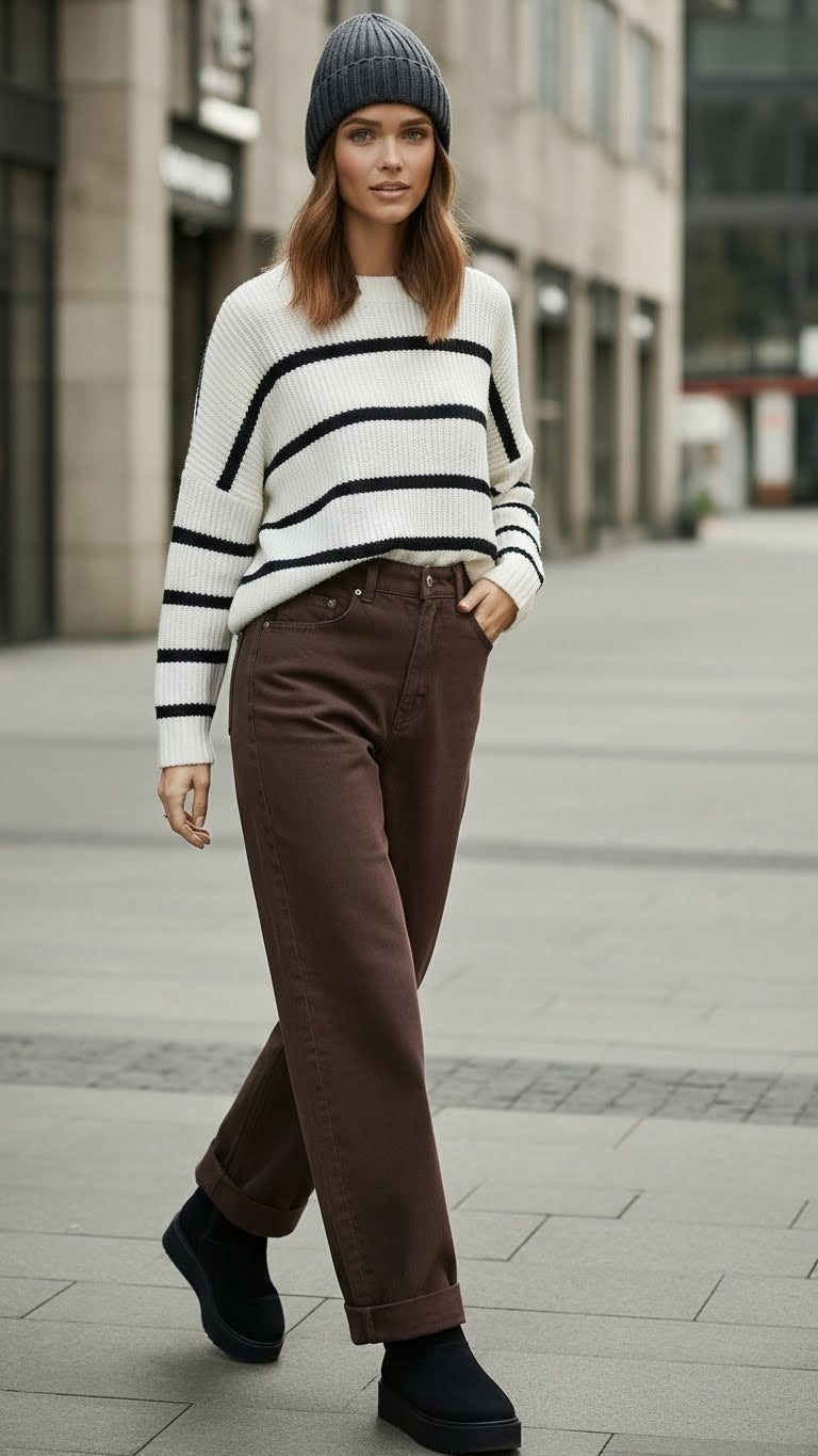 „Wide Leg“ Jeans