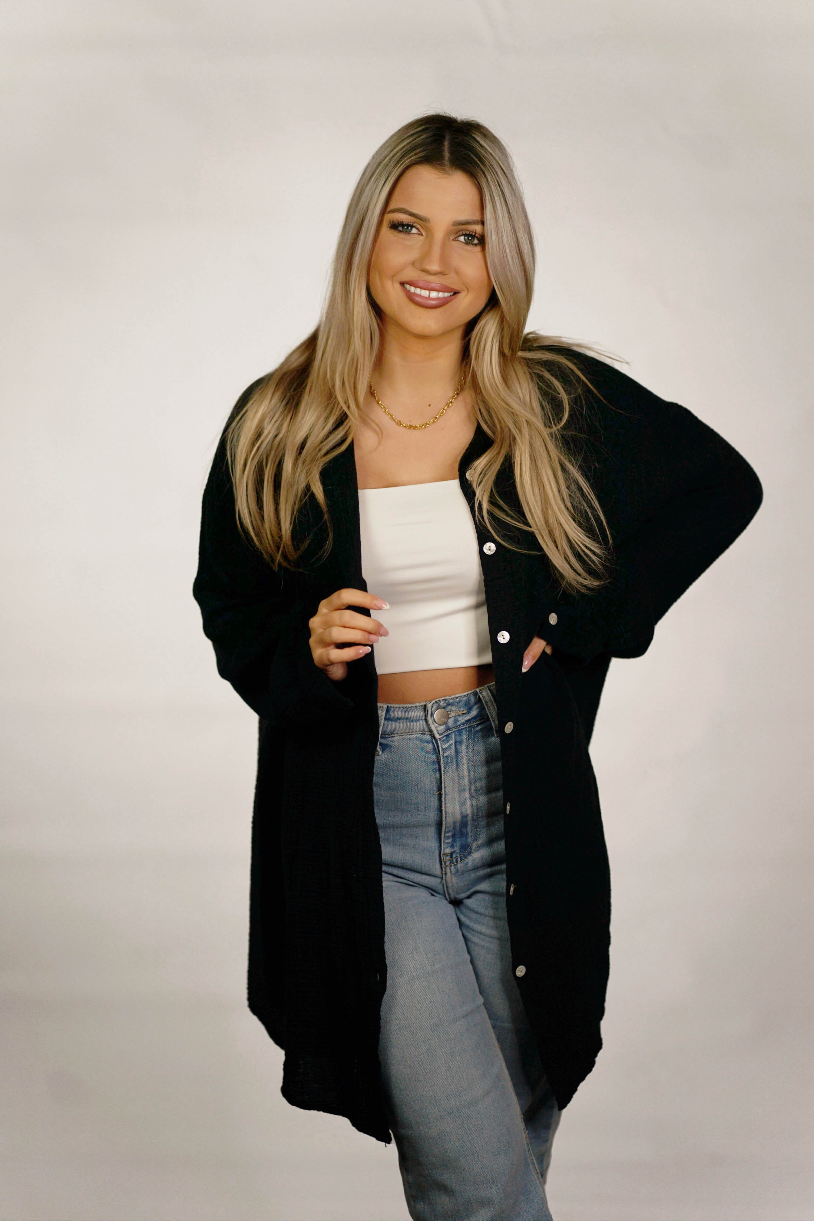 Musselin Bluse “Nadine” lang