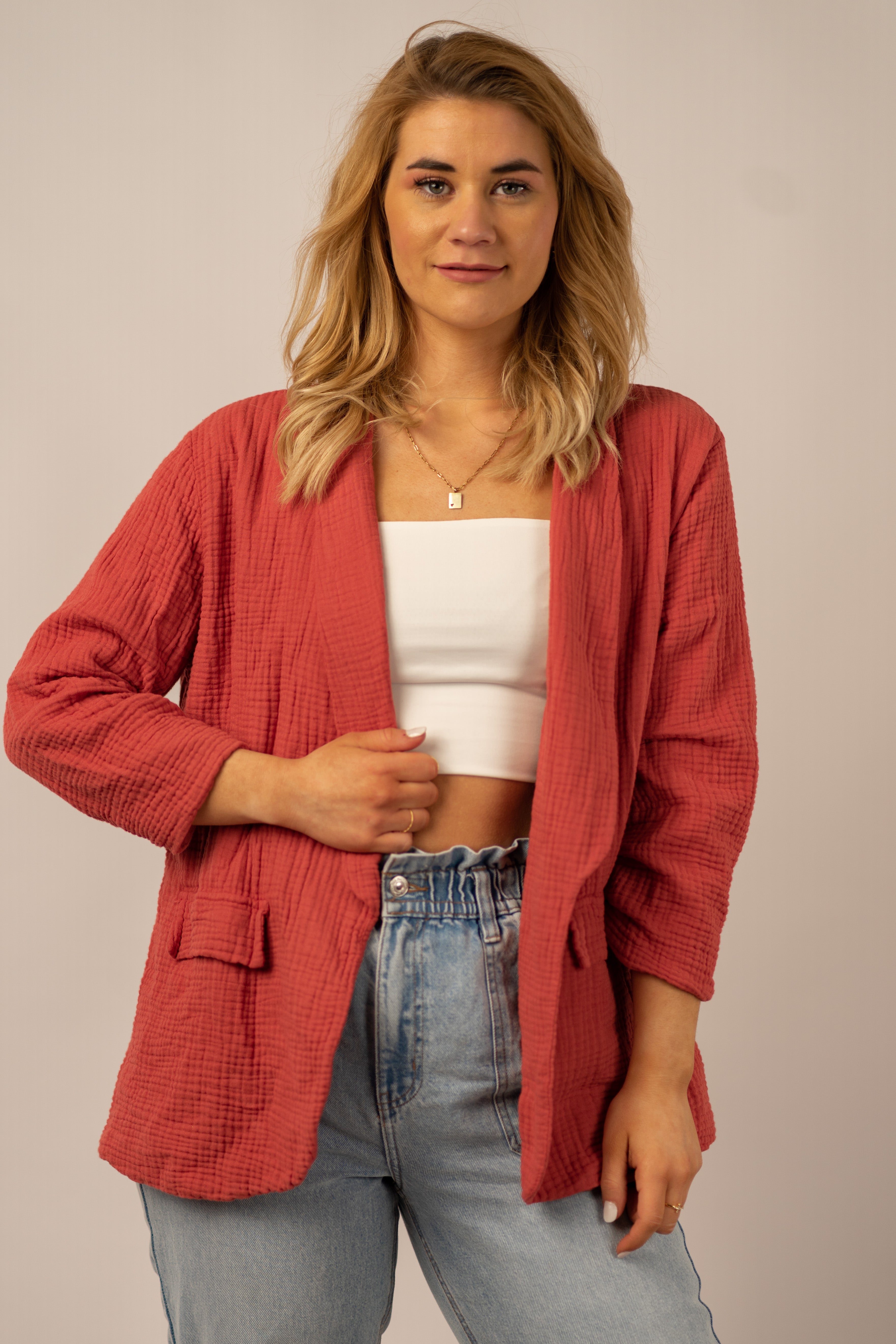 Musselin Blazer “Elaine”