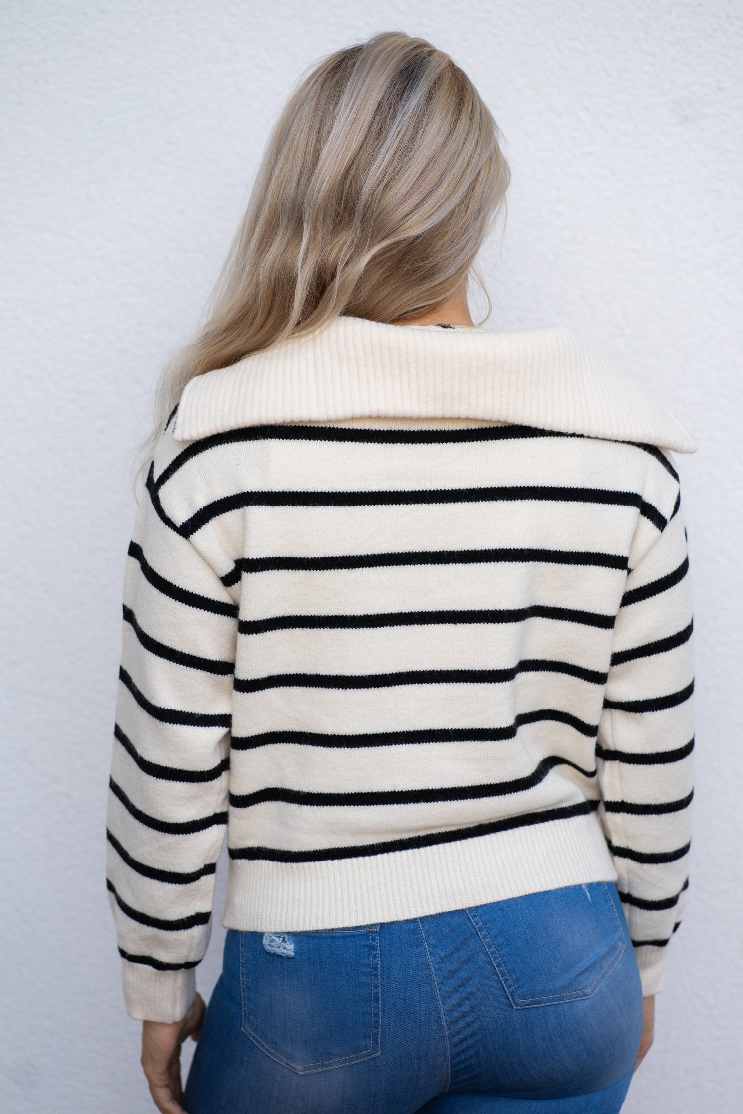 Pullover mit Halfzip