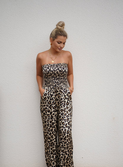 Jumpsuit mit Leopardenmuster