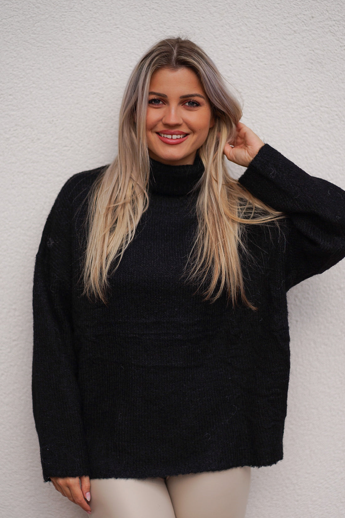 Basic Rollkragenpullover