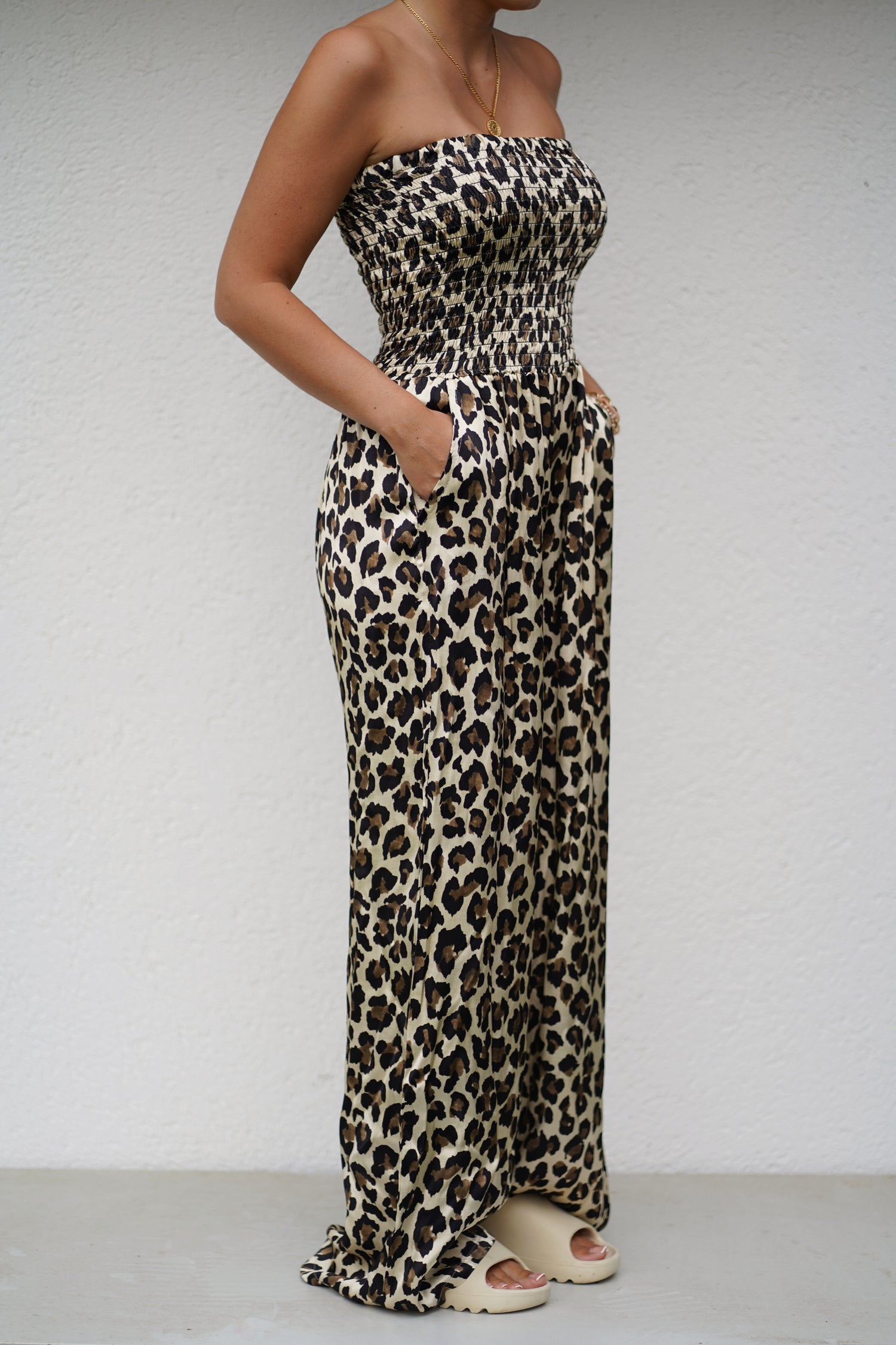 Jumpsuit mit Leopardenmuster