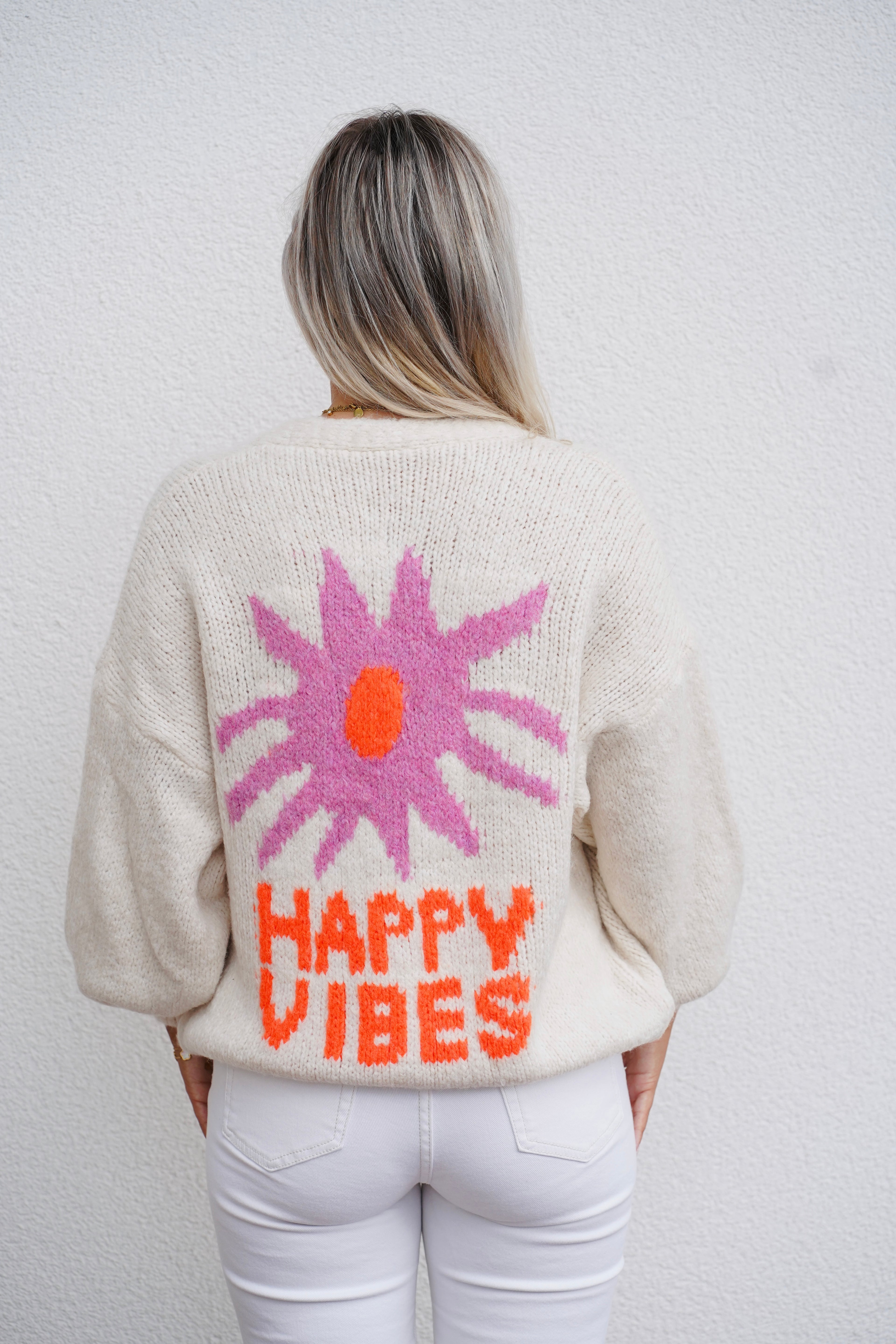 Cardigan Happy Vibes