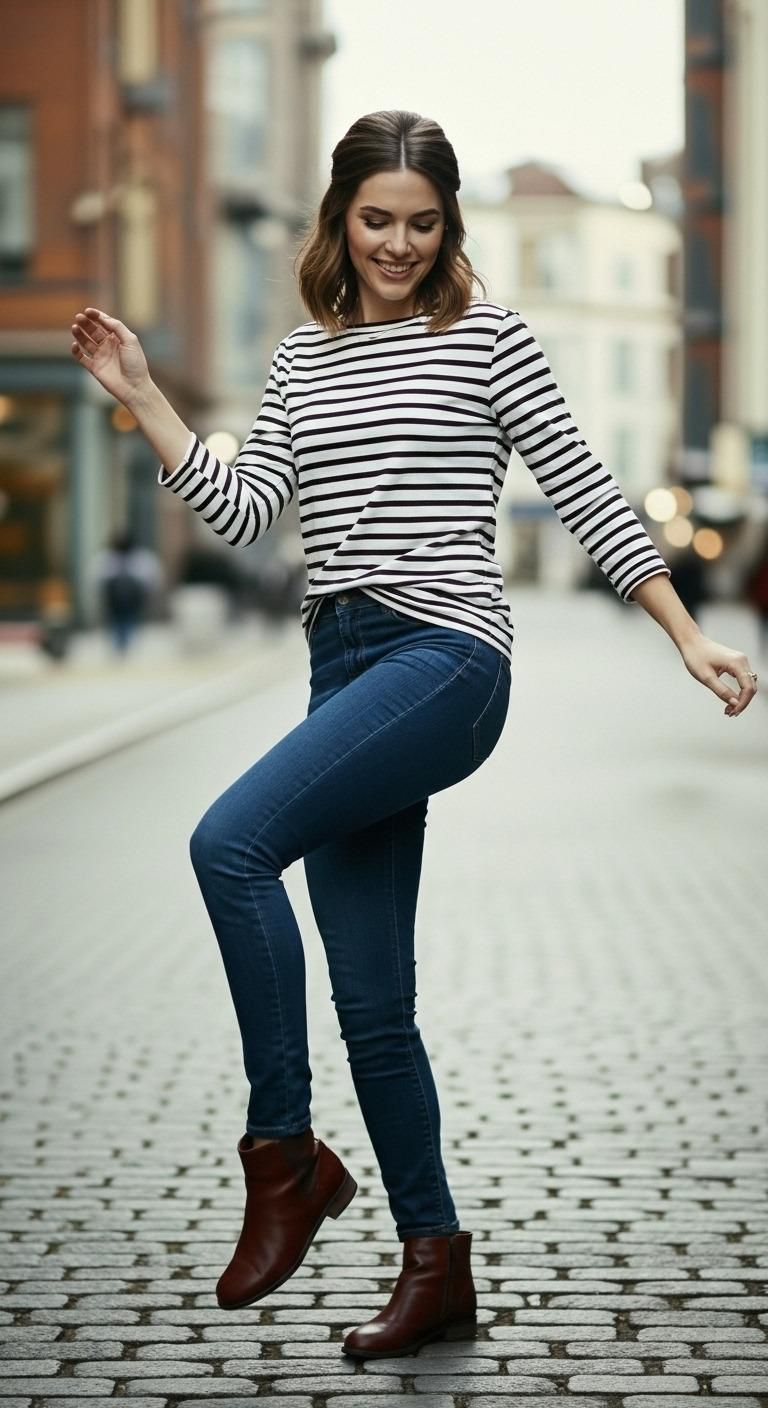 Gestreiftes Longsleeve Shirt