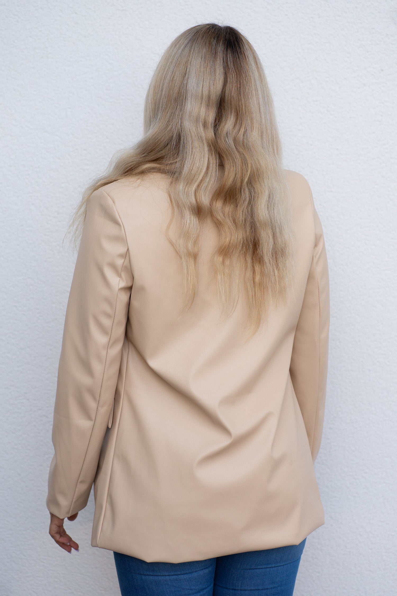 Kunstleder-Blazer