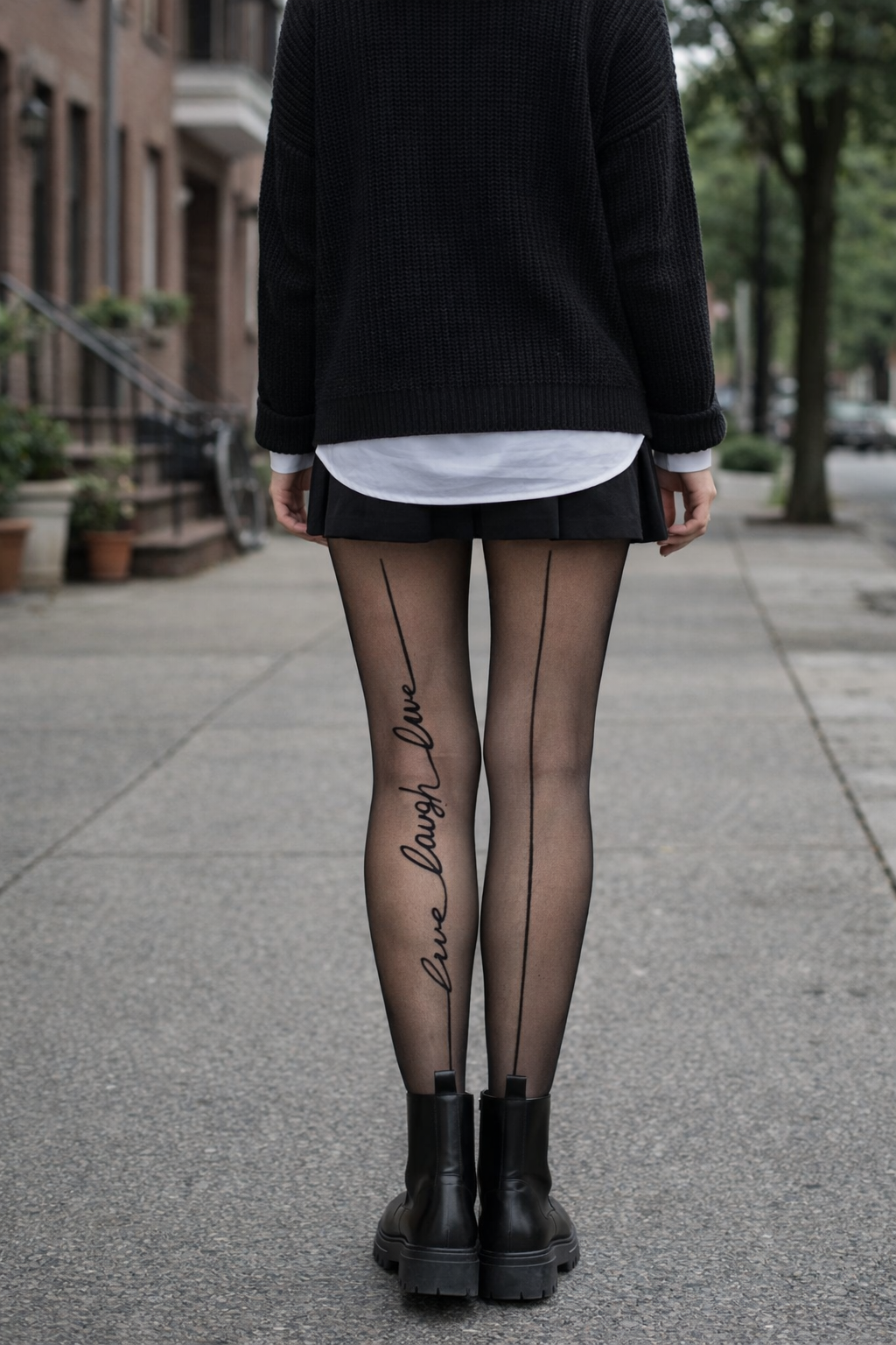 Strumpfhose - live, laugh, love