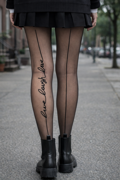 Strumpfhose - live, laugh, love