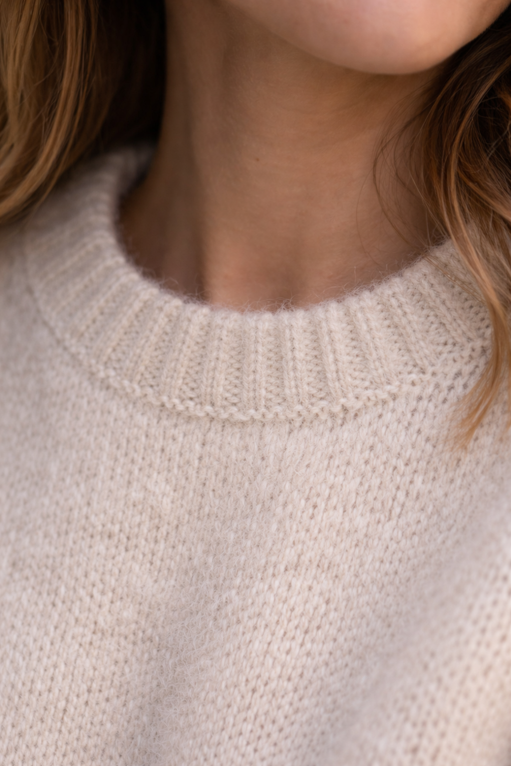 Soft Cropped Strickpullover