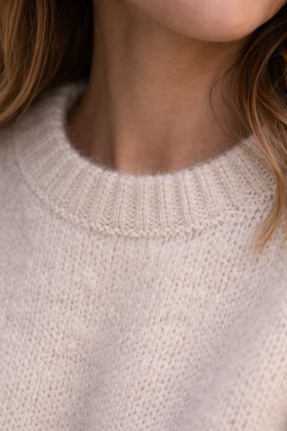Soft Cropped Strickpullover