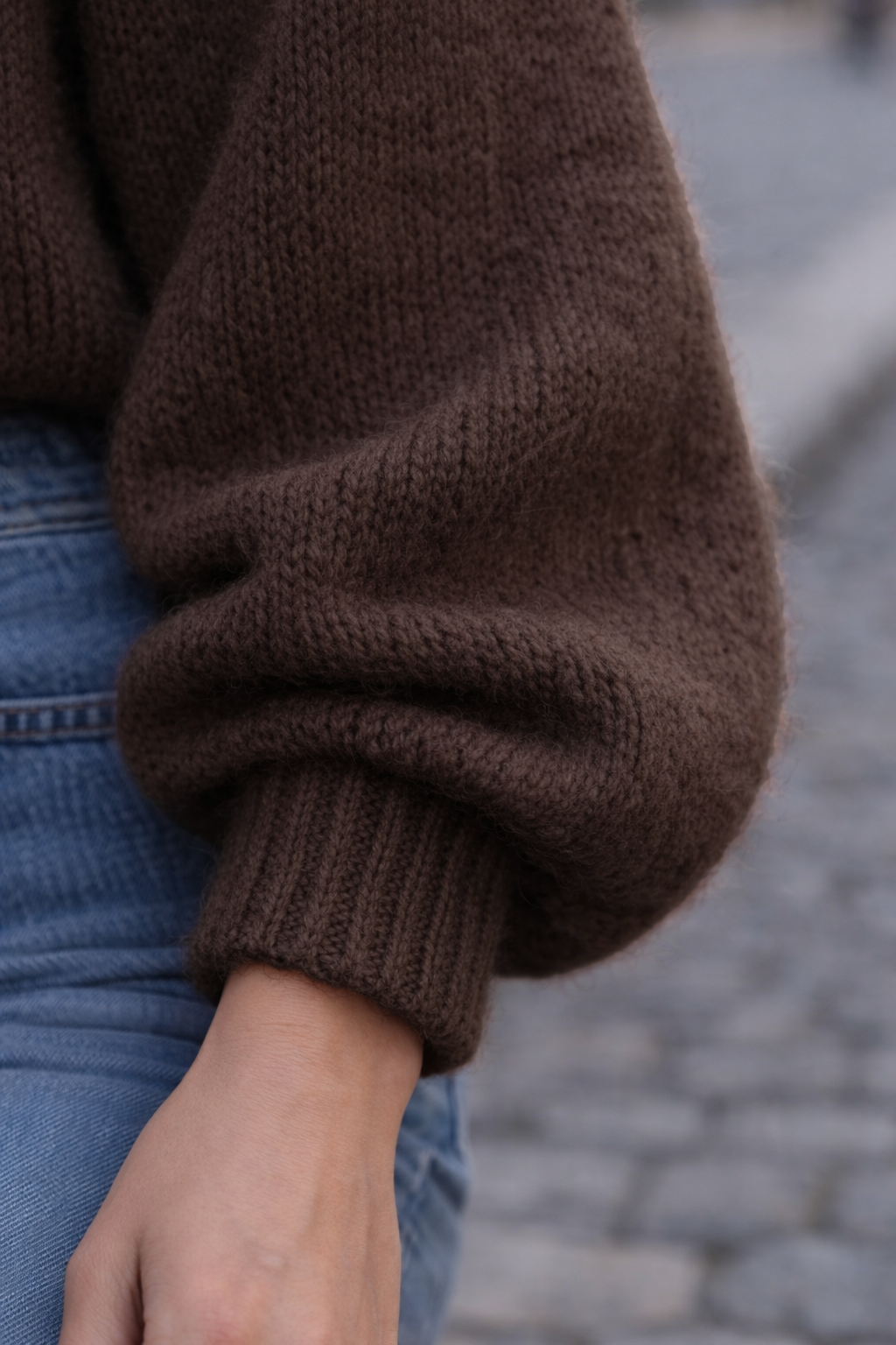 Soft Cropped Strickpullover