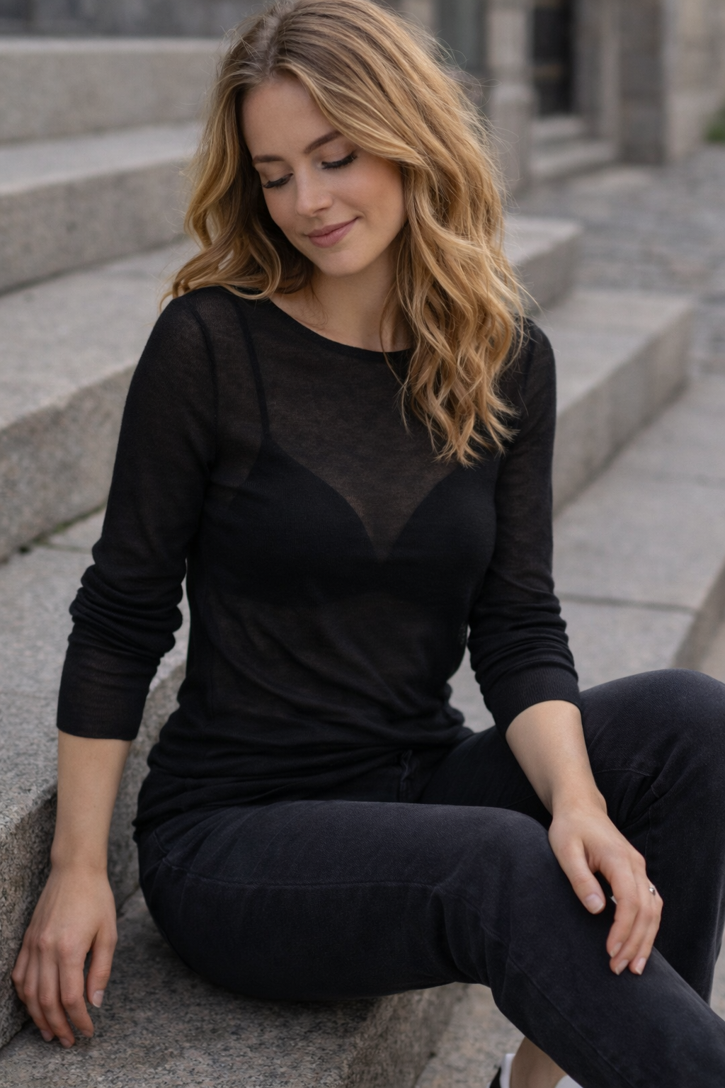 Feines Kaschmir Longsleeve