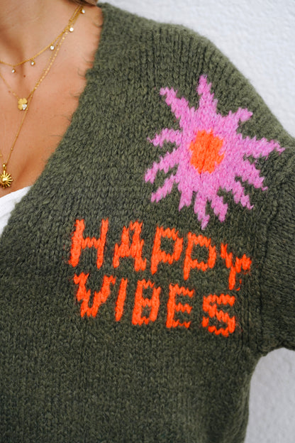 Cardigan Happy Vibes