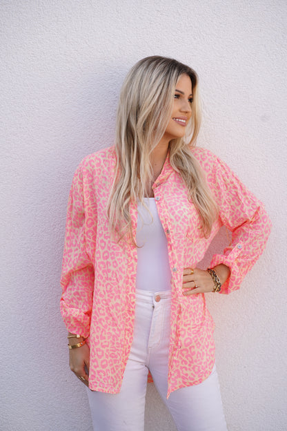 Bluse mit Leopardenmuster