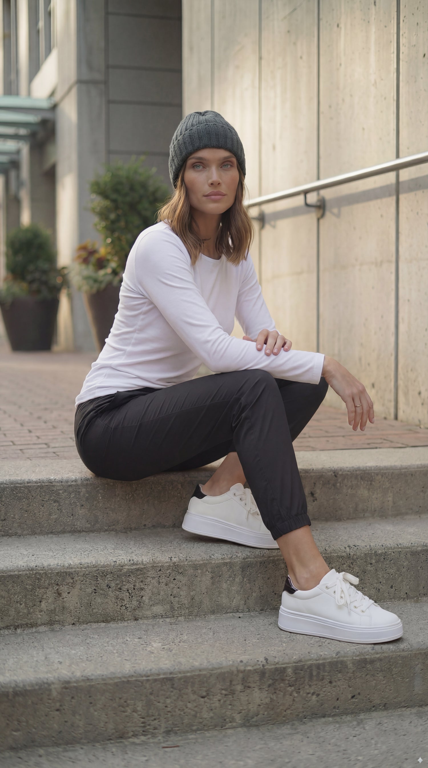 Soft Touch Lederoptik Hose