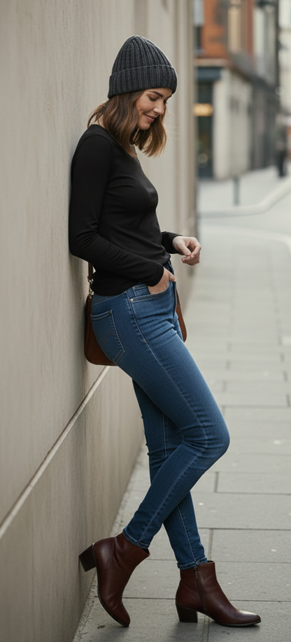Basic Langarmshirt – Schlicht &amp; Zeitlos