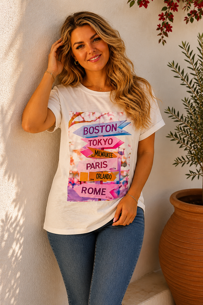 T-Shirt „Cities“