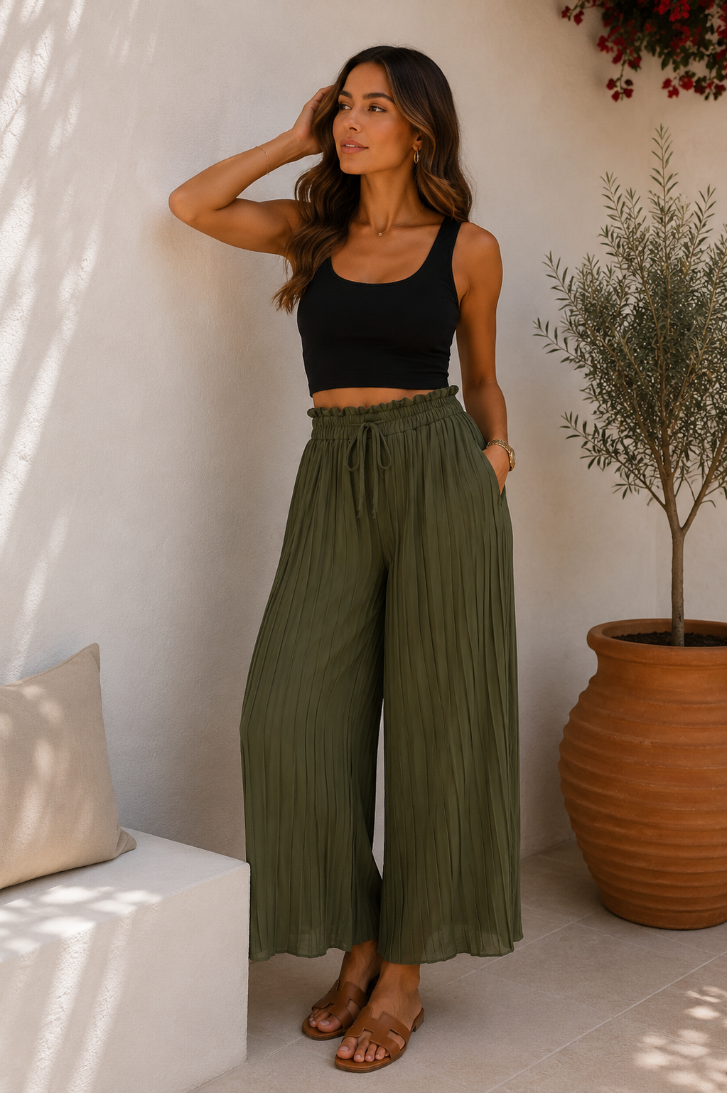 Plissierte Hose „Lola“