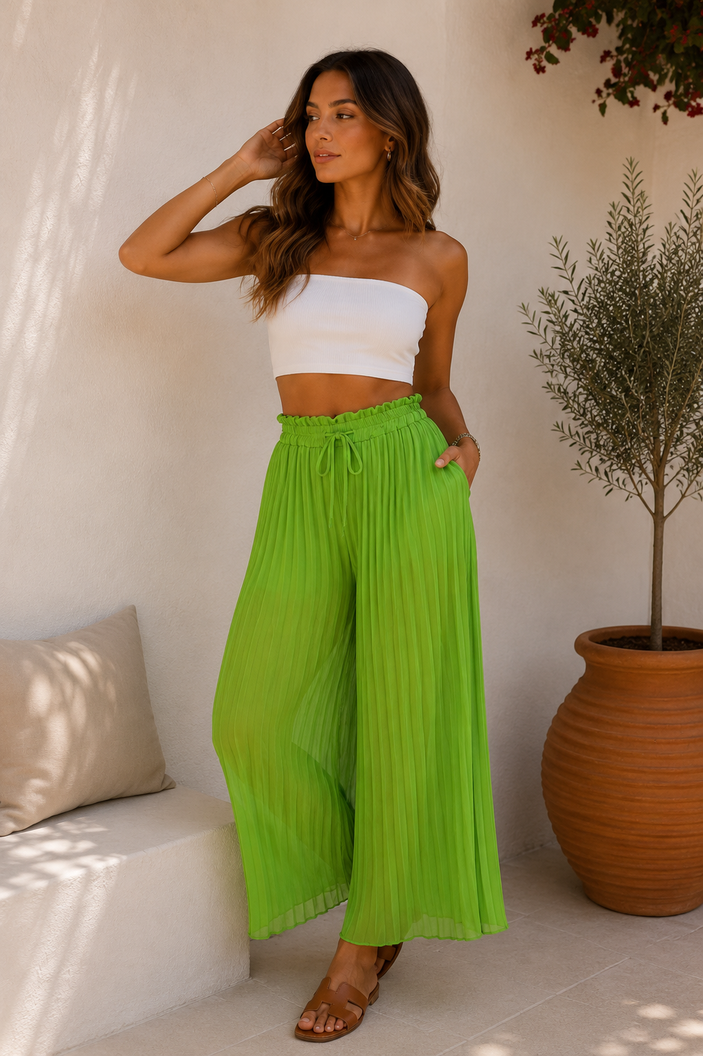 Plissierte Hose „Lola“