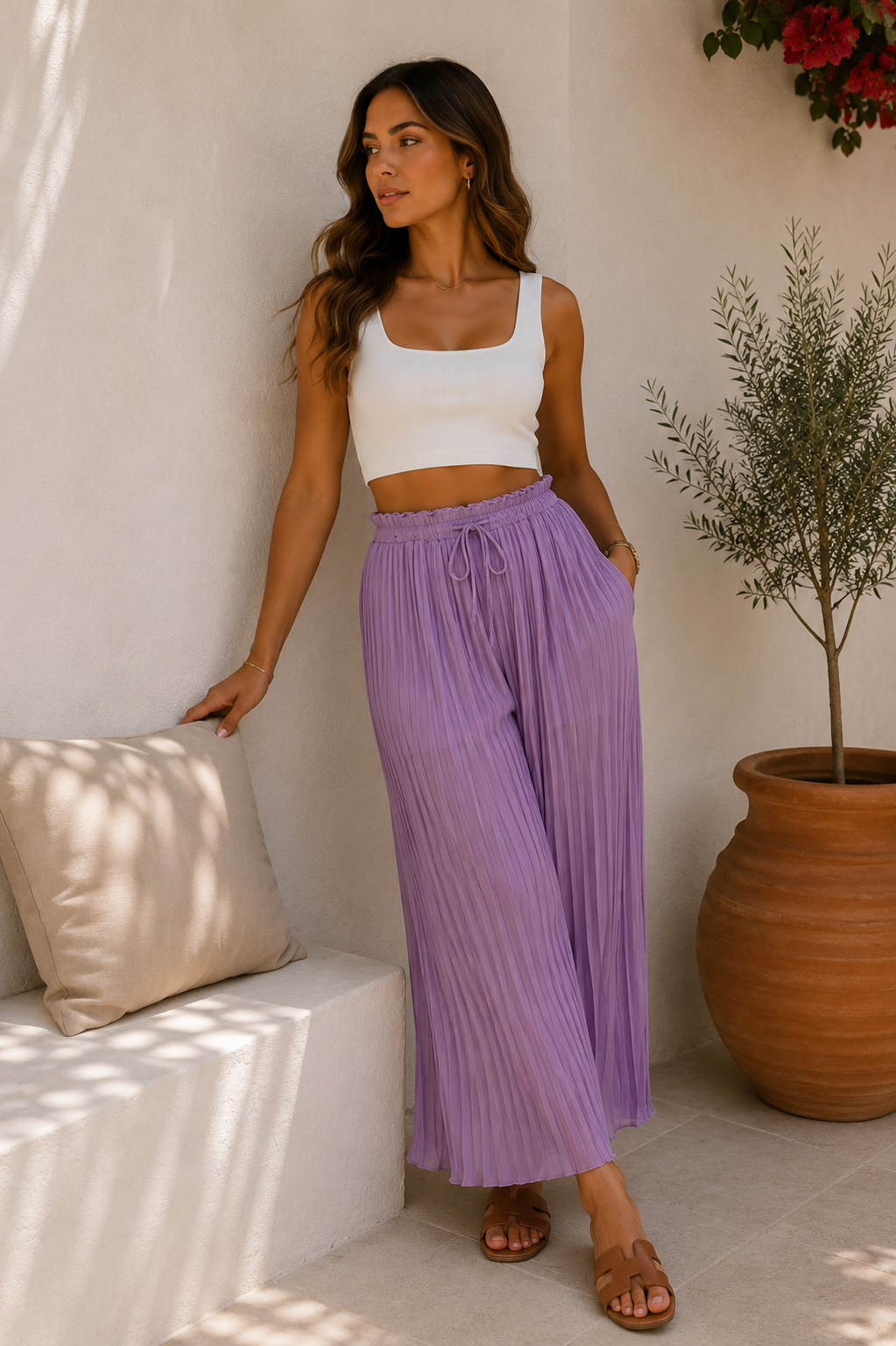 Plissierte Hose „Lola“