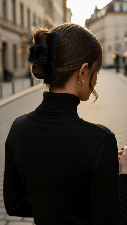 Fell-Haarklammer „Soft Touch“