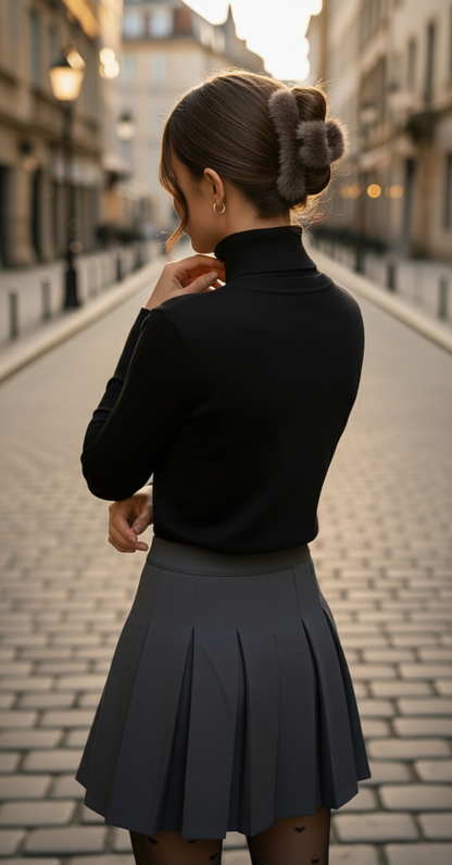 Fell-Haarklammer „Soft Touch“