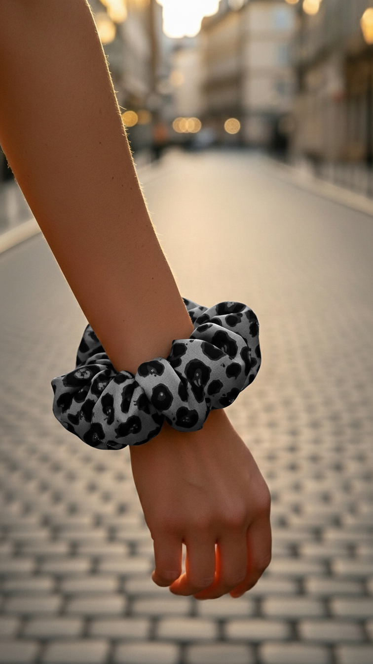 Satin-Haargummi „Wild Chic“