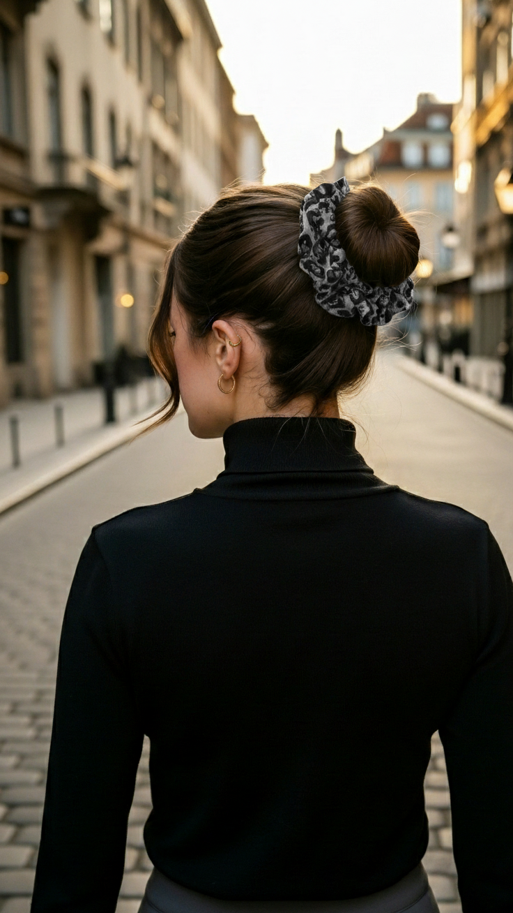 Satin-Haargummi „Wild Chic“