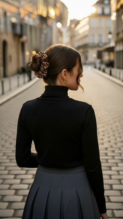 Satin-Haargummi „Wild Chic“