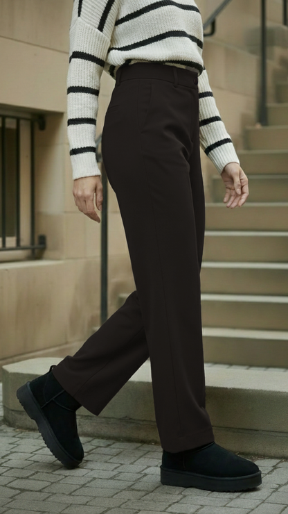 Wide Leg Suit Pants