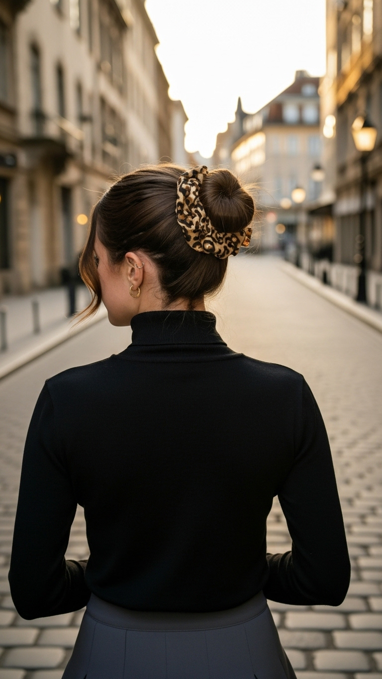 Satin-Haargummi „Wild Chic“