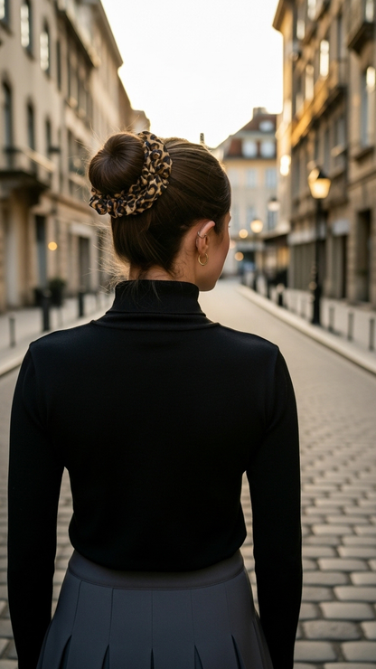 Satin-Haargummi „Wild Chic“