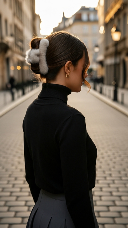 Fell-Haarklammer „Soft Touch“