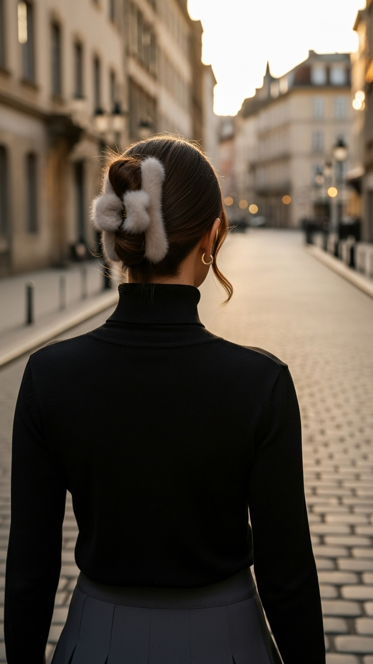 Fell-Haarklammer „Soft Touch“